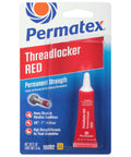 Permanent Strength Threadlocker Red For Three Eighths To One Inch Fasteners, 6 ml, package front view