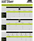 Rollerblade wheels size chart for fitness and speed, showing options for Apex 68mm 80A Inline Skate Wheel Set 4 Pack.