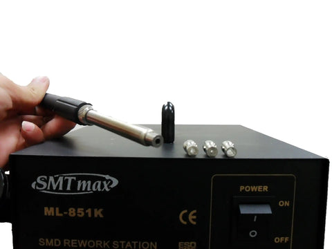 Hot Air Pencil Rework Station For Precise PCB Repairs with ESD Safe Non Touch Soldering and Ergonomic Handle