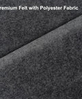 Close-up of premium felt material of 32x84 Inch Garage Floor Mat For Cars And Motorcycles, 3mm Thick Non Slip Oil Absorbent Floor Protector