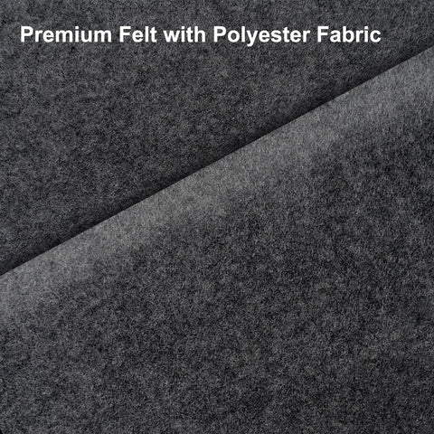 Close-up of premium felt material of 32x84 Inch Garage Floor Mat For Cars And Motorcycles, 3mm Thick Non Slip Oil Absorbent Floor Protector