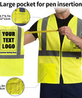 Straight Up Legit High Visibility Safety Vest Featuring Sick Breathable Mesh Ventilation And Broad Reflective Strapping For Ultimate 360 Awareness On Rough Job Sites And All Weather Shifts with large pockets.