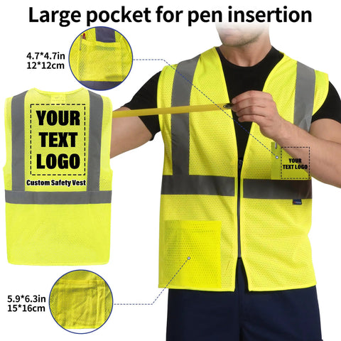 Straight Up Legit High Visibility Safety Vest Featuring Sick Breathable Mesh Ventilation And Broad Reflective Strapping For Ultimate 360 Awareness On Rough Job Sites And All Weather Shifts with large pockets.