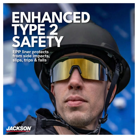 Rock Solid Type 2 Full Brim Non Vented Hard Hat Built Like A Tank Meets Ansi Z89 1 Class E Specs Delivering Straight Up Head Protection For Construction Crews And Tradesmen