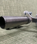 Close-up of Beefy 1 Inch Threaded Non Suspension Bicycle Fork showing aluminum double crown detail