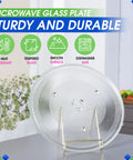 Thirteen Point Five Inch Microwave Turntable Plate Replacement Glass Plate For 5304509621 on display, durable and smooth
