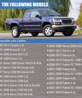 Truck compatible with MLS Exhaust Header Manifold Gasket With Bolts For Cadillac CTS Escalade Chevy Camaro Silverado GMC Pontiac LS Engines 4.8L 5.3L 5.7L Replaces 12617944 12600530