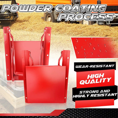 Red 9 By 9 Inch Manual Sliding Grain Gate With Screws For Pickup Trucks Grain Bed Slide Gate Kit For Precise Flow Control