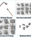 Grub Screw Set Assortment Kit 12 Sizes Stainless Steel M3 To M8 Rust Resistant Set Screws for repair and DIY projects