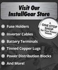 Visit InstallGear Store for Beefy 10 Gauge 25 Foot Copper Clad Aluminum Automotive Wire For Power And Ground Battery Cable Car Audio Speaker Stereo Amp Ready RV Trailer Wiring Welding Cable CCA Wire