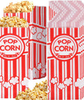 Heavy Duty Paper Popcorn Bags 1 Oz Individual Servings 500 Pack For Popcorn Machines Small Mini Bags For Carnival Parties And Home Snacking Bulk Party Supplies For Events School Fundraisers
