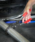 Exhaust Pipe Cutter Chain Tool For Three Quarter Inch To Three And A Quarter Inch Pipes, Built Tough One Handed Rotation