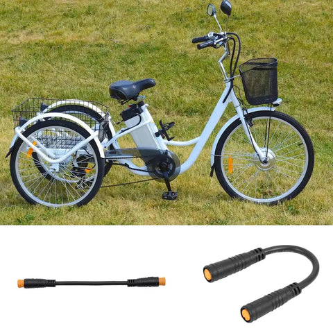 2 Pcs 3 Pin E Bike Throttle Connectors For Electric Bicycle Sensor Thumb Throttle Cable Waterproof Motor Connectors Female To Female And Male To Male Cables Plug And Play Ready