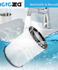 Go-To Universal Replacement Vacuum Filter Kit with filter being washed under running tap for Wet Dry Vacs 5-20 Gallon and 6-9 Gallon Models