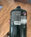Label on Pre Filled 1 Lb Propane Cylinders Six Pack For Camping And Outdoorsy Adventures Durable Steel Build Green Color Made In US
