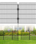 No Dig Tall Decorative Garden Fence With Double Lock 40 Inch High Panels 24 Foot Long Rustproof Metal Edging And Borders