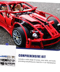 RC Repair Tool Set With Metric Screw Assortment Kit shown with red RC car and organized screw box for maintenance and replacements