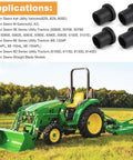 Badass 4 Piece Flanged Sleeve Control Arm Bushings Suspension Isolators Zero Slack Build Compatible With John Deere Gator Xuv 625i 825i 855d in outdoor setting.
