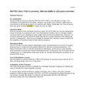 Document showing details of ENTEEC Octo 71521 8-universe, DIN-rail eDMX to LED pixel controller.
