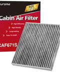 Replacement Cabin Air Filter With Activated Carbon For CF11671 6090C CAF1864P Mazda CX7 Jeep Grand Wagoneer RAM packaging