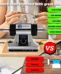 Jewelry Polisher And Buffing Machine With Adjustable Variable Speed Bench Grinder, Lightweight, tabletop with accessories visible.