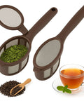 Two Pack Coffee Tea Brew Stick Infuser Reusable Filter Spoon With Fine Mesh BPA Free Easy Swivel Top Portable Single Cup Maker