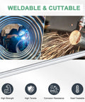 Pro Grade Versatile 300mm 6063 Aluminum Round Tube Seamless Pipe 11mm ID 17mm OD displayed as weldable and cuttable
