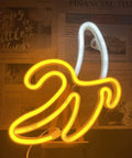 Banana Neon Sign LED Light 11.4 x 7.9 Inches USB or Battery Powered Wall Decor Night Lamp for Christmas Birthday Parties Kids Room