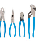 Pro's Choice Pliers Kit With Bonus Tool Tray For Easy Storage 4 Piece Heavy Duty Set showing various pliers on a white background