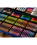 Space Theme 140 Piece Art Kit For Kids With Crayons Markers Pencils Drawing Sheets In Durable Case Totally Awesome Gift