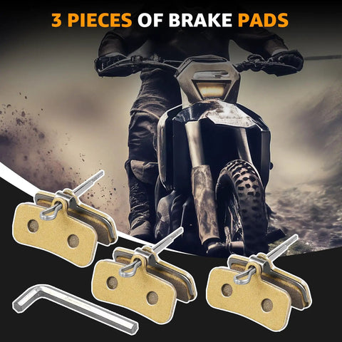 3 Piece Universal Disc Brake Pad Set For Talaria Sting R MX3 MX4 Surron Light Bee Segway X160 X260 And Super73 Electric Dirt Bikes And Ebikes