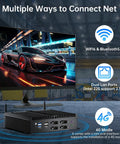 Beat The Heat Industrial Fanless Mini Pc With Intel Core I3 8130U Chips shows connectivity options including WiFi6 and dual LAN ports.