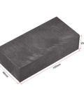 Graphite Plate For Experimental Electrolysis And Electroplating Projects 48mm By 100mm By 25mm Pro Grade Blank Block With High Density Graphite