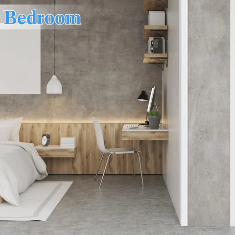 Tough As Nails Pack Of Ten Self Adhesive Vinyl Wall Corner Protectors For Zero Fuss Peel And Stick Mounting Solid Edge Guards To Shield Furniture Doors And Baseboards From Bumps And Scratches White in a stylish bedroom with wooden accents.