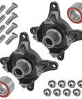 Front Left And Right Wheel Hub With Bearings And Complete Hardware Kit For Polaris Ranger 700, including dual hubs and bolts.