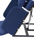 Super Comfy Electric Bed Backrest Lift For Elderly Seniors With 330 Lb Weight Capacity, side view showing breathable linen cover and adjustable frame.