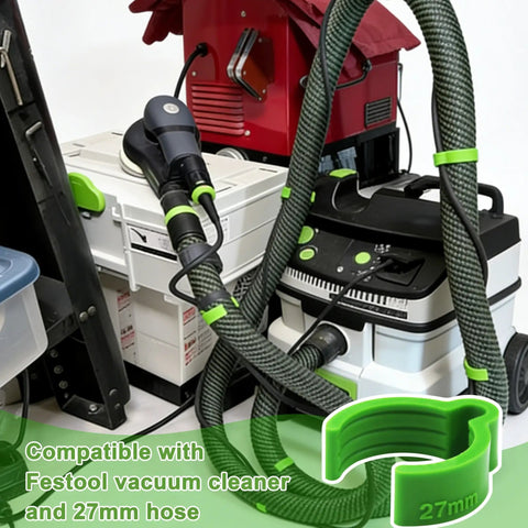 Dust Hose Organizer Clips For Vacuum Hoses D27 Fits Sander And Dust Extractor 37mm Diameter with Festool setup