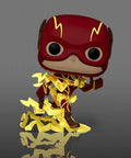The Flash Running Glow In The Dark Collectible Vinyl Figure 3.75 Inch DC Comics Pop Vinyl Mini Figurine Official Merchandise Gift Idea For Kids And Adults Must Have Display Piece For Comic Fans