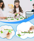 Children using Awesome Hands On Electricity And Magnetism Science Kit For Kids And Students Basic Circuit Learning Starter STEM Set