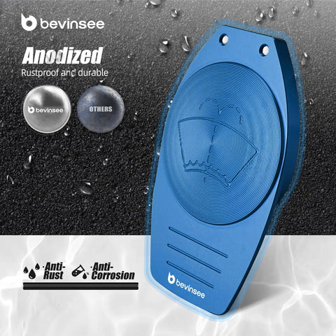Long Arm Aluminum Windshield Washer Fluid Reservoir Cap Replacement That Fits Audi A3 S3 TT TTS TTRS 8S 1K0955455 And VW Golf 7 7.5 R 1.8 TSI GTI Clubsport Jetta 2013 2020 Durable Easy Install anodized blue close-up.