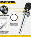 Push Button Diverter Replacement For RP5649 Delta 600 Series Single Handle Shower Valve Diverter Assembly, details highlighted