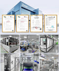 Zeee manufacturing facility with certifications, assembly lines, and equipment for Beefy 6S LiPo Battery 4000mAh 22.2V 130C