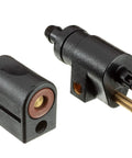 Quick Disconnect Fuel Line Connector Kit For Mercury Mariner And Force Outboards 804787Q Pro Grade two connectors close-up