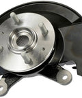 Front Left Wheel Bearing And Hub Assembly For 2001 To 2002 Honda Civic 1.7L L4 Engine preloaded unit with sealed design.