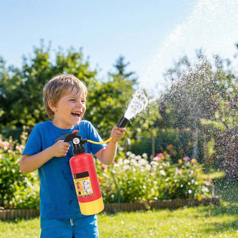 Rad Firefighter Extinguisher Squirter Toy For Kids Sick Realistic Water Blaster For Pool Party Summer Beach Outdoor Water Fight Fun Cosplay Play And Badass Birthday Present