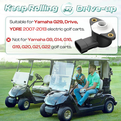 Throttle Position Sensor Accelerator For Yamaha G29 YDRE Golf Carts 2007 2013 Replacement OEM JW2-H5885-00 installed on golf cart