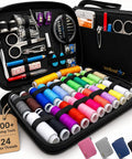 Grab And Go Sewing Kit For Adults And Beginners A Portable Travel Kit With 24 Thread Colors Needles Scissors All Sewing Supplies