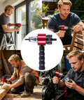 Pro Grade Fast Change Rivet Nut Tool Kit M3 To M8 used for DIY and metalworking, featuring quick change mandrel system.