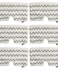 6 Pack Steam Mop Pads Replacement For Shark Steam Pocket Mops S3500 Series And S3601 Models Durable Microfiber