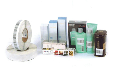 Starter Sound Security Kit With 2000 Soft Sensor Labels Glass Top Soft Label Device visible with assorted retail products